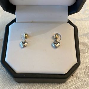 Earrings Girls 14kt heart